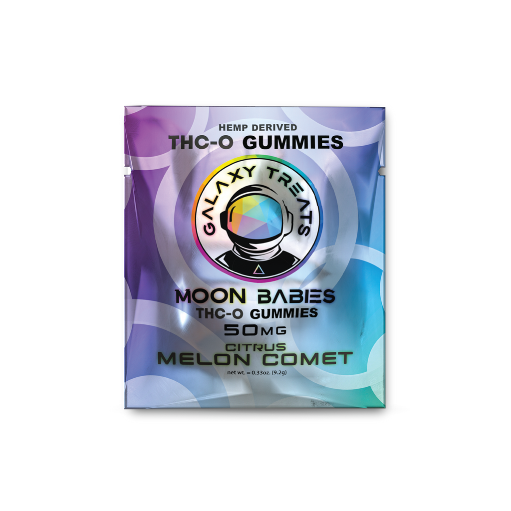 Citrus Melon Comet THC-O Gummies (2-25mg Gummies)