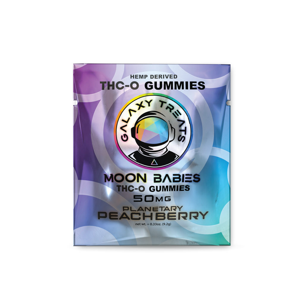 Planetary Peachberry THC-O Gummies (2-25mg Gummies)