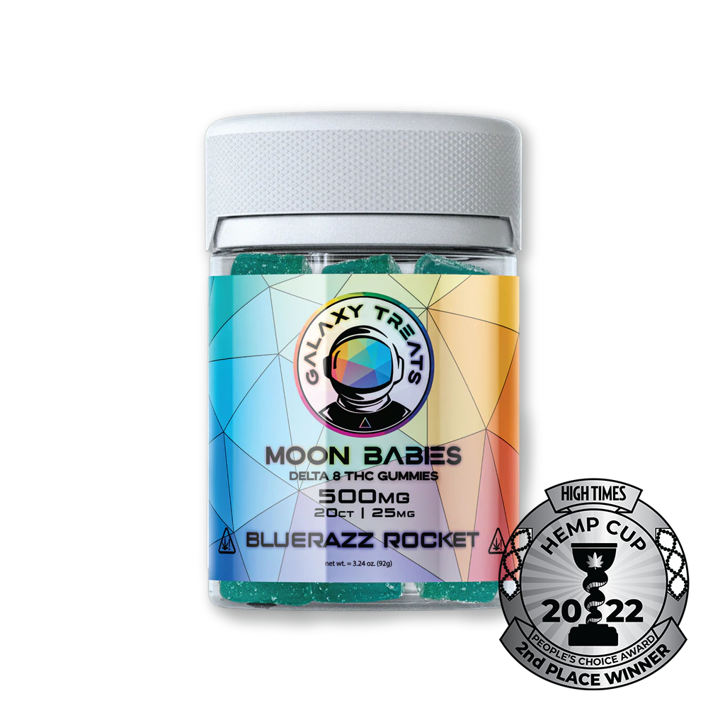 Bluerazz Rocket D8 Gummies (20ct)